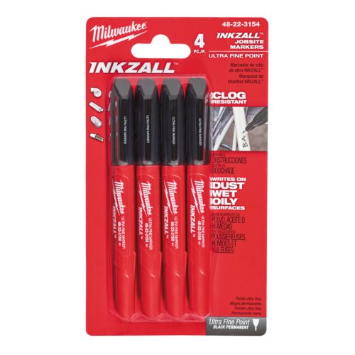 INKZALL JELÖLŐ FILC FEKETE 0,6 MM-ES HEGY (4 DARABOS KISZERELÉS) 48223154