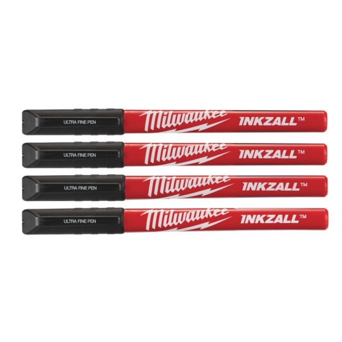 INKZALL FILCTOLL 0,6 MM HEGYŰ FEKETE (4 DARABOS KISZERELÉS) 48223164