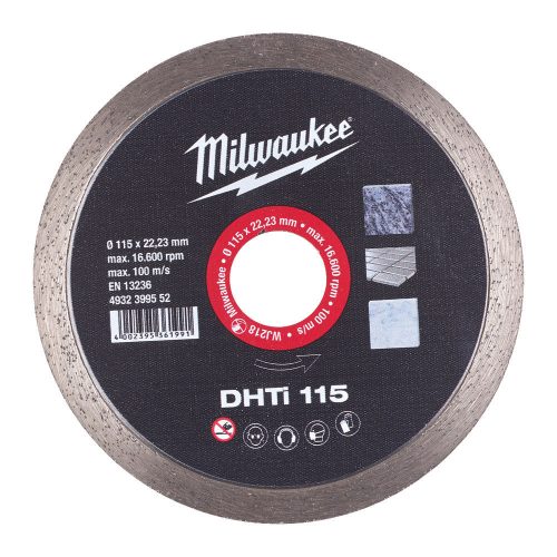 GYÉMÁNT VÁGÓTÁRCSA DHTI 115 X 22,2 MM 4932399552