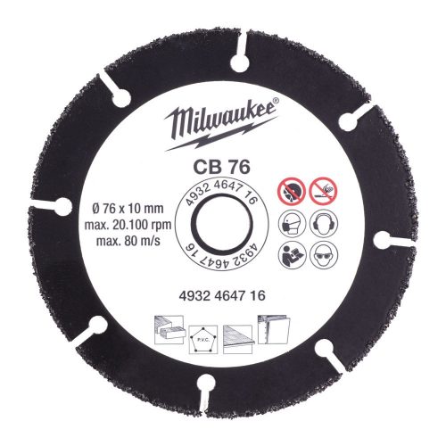 KARBID VÁGÓTÁRCSA 76 MM (M12 FCOT) 4932464716