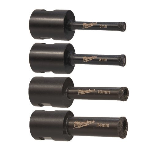 M14 SZÁRAZ GYÉMÁNTFÚRÓ (Ø 6, 8, 10, 14 MM) KÉSZLET 4932471863