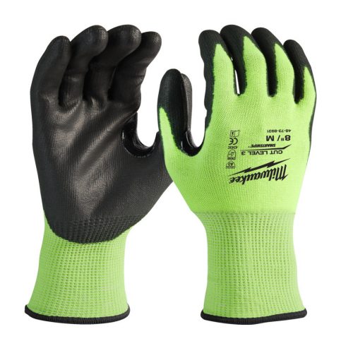 NAGY KISZERELÉSŰ VÁGÁSBIZTOS VÉDŐKESZTYŰ HIVIS 3/C - M/8 - 144 PÁR 4932479020