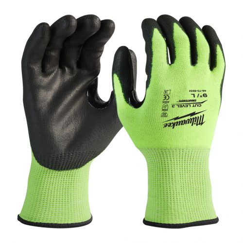 NAGY KISZERELÉSŰ VÁGÁSBIZTOS VÉDŐKESZTYŰ HIVIS 3/C - L/9 - 144 PÁR 4932479021