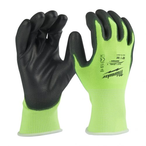 HI-VIS VÁGÁSBIZTOS KESZTYŰ 1/A - M/8 - 12 PÁR 4932492914